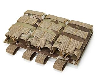 AK用ダブルマガジンポーチ　3個セット　ATACS-FG ロシア軍 FLYYE Dual AK Magazine Pouches A-TACS FG (A-TACS森林ver